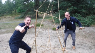 Bedrijfsuitje / Vrijgezellenfeest Bamboe Bouwen