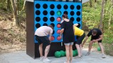 Bedrijfsuitje / Vrijgezellenfeest 4 op een rij Basketbal