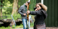 Activiteit handboogschieten en luchtbuks schieten